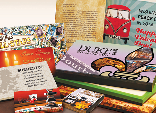 CUSTOM PRINTED LIDS AND BOX SLEEVES 