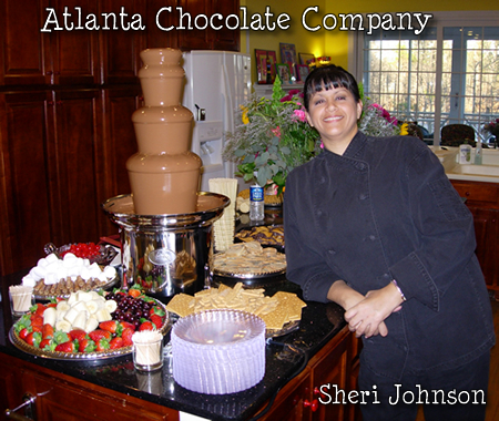 ATLANTA CHOCOLATE FOUNTAIN WITH ATTENDANT - TOP NOTCH PROFESSIONAL SERVICE
