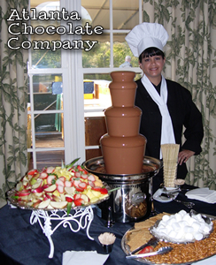 ATLANTA CHOCOLATE FOUNTAIN 27 inch Chocolate Fountain with Milk Chocolate -image