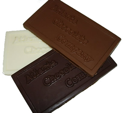 Custom Chocolate Molds for personal, business or fund raising use. Customize with your logo, graphic, message, names, dates, etc.  Totally customizable for your needs.